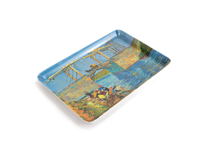 Bandeja de servicio mini, 21 x 14 cm, Kröller-Müller, Van Gogh, Bridge at Arles
