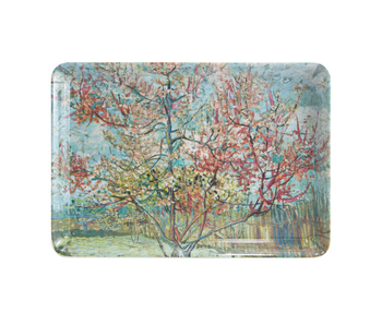 Serviertablett Mini, 21 x 14 cm, Van Gogh, Pink peach trees (Souvenir)