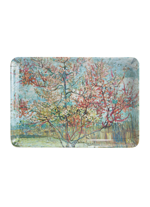 Dienblaadje mini , 21 x 14 cm, Van Gogh, Roze perzikbomen  (Souvenir)