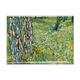 Fridge magnet XL, Van Gogh, Tree trunks in the grass