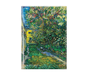 Kühlschrankmagnet XL, Van Gogh, Der Garten der Anstalt von Saint-Rémy