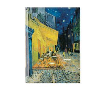 Kühlschrankmagnet XL, Van Gogh, Terrace of a café at night