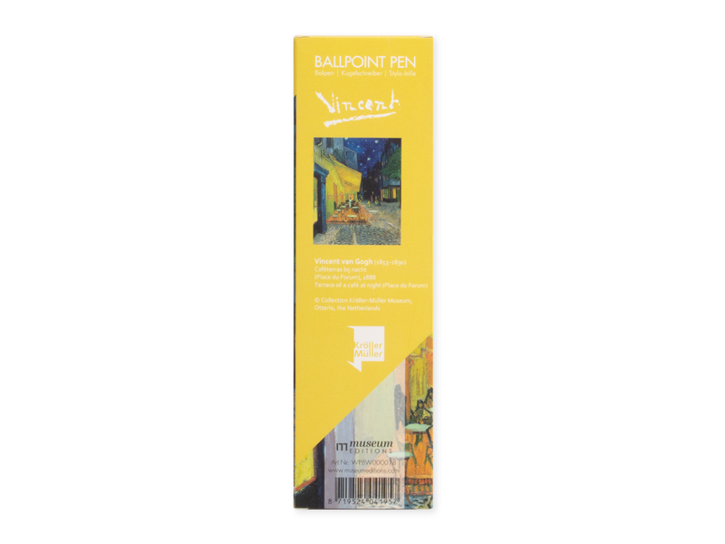 Balpen in doosje, Van Gogh,  Caféterras