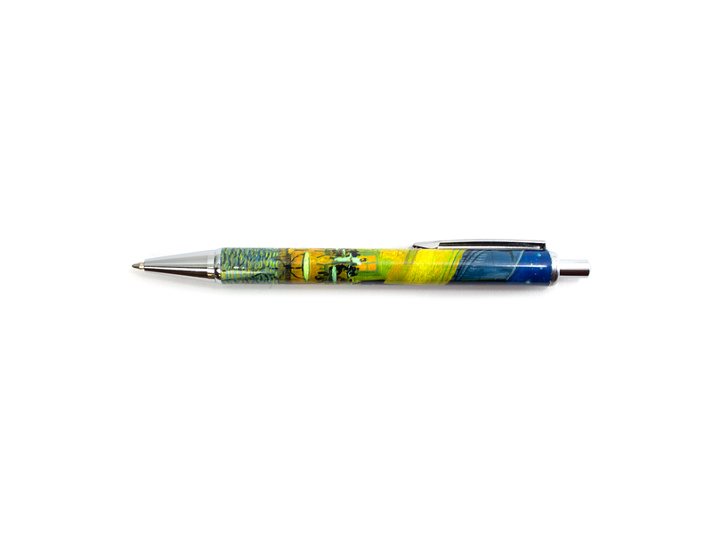 Stylo bille en boite, Van Gogh, terrasse de café