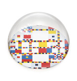 Briefbeschwerer,  Mondrian, Boogie Woogie