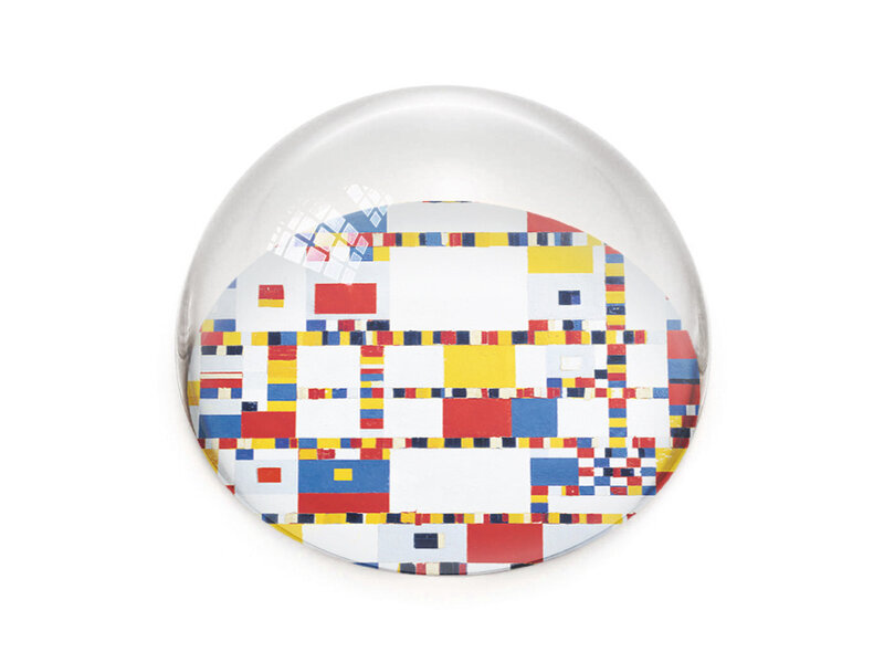 Briefbeschwerer,  Mondrian, Boogie Woogie
