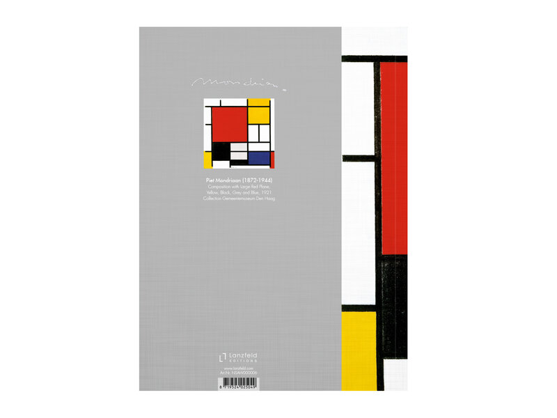 Softcover kunst schetsboek, Mondrian