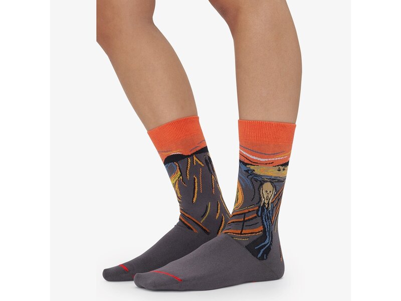 Kunstsocken, Größe 36-40, Edvard Munch, Der Schrei