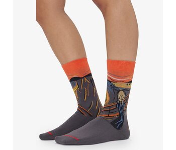 Calcetines artísticos, talla 40-46,  Edvard Munch,El grito