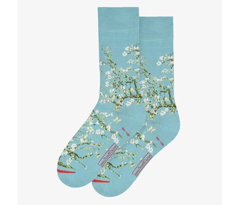 Kunstsocken, Größe36-40,Vincent van Gogh, Mandelblüte