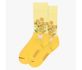 Calcetines artísticos, talla  36-40,  Vincent van Gogh, Girasoles