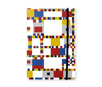 Softcover-Notizbuch, A5,  Mondriaan, Victory Boogie Woogie