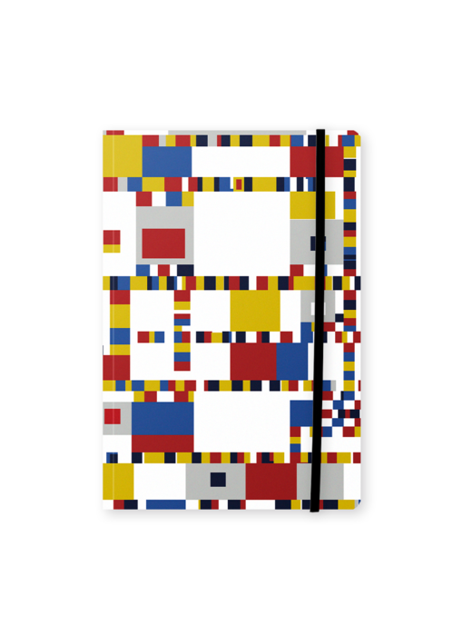Softcover-Notizbuch, A5,  Mondriaan, Victory Boogie Woogie