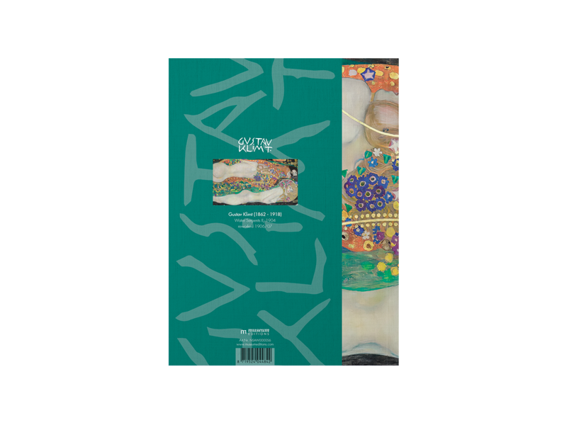 Softcover art sketchbook, Gustav Klimt, Water Serpents 2