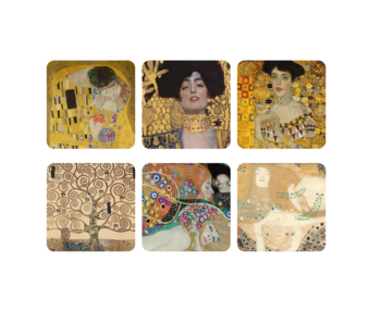 Onderzetters, Meesterwerken, Gustav Klimt