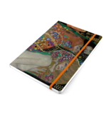 Carnet à couverture souple, A5 Gustav Klimt, Serpents d'eau 2 Carnet à couverture souple, A5 Gustav Klimt, Serpents d'eau 2