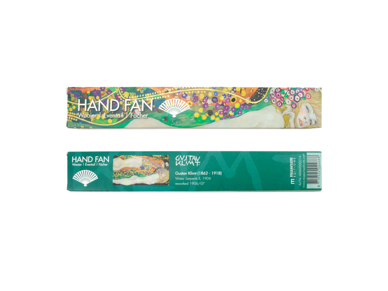 Hand waaier, Gustav Klimt, Waterslangen  2
