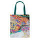 Bolsa de algodón Luxe, Gustav Klimt,  serpientes de agua 2