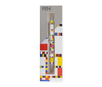 Balpen in doosje,  Piet Mondriaan, Victory Boogie Woogie