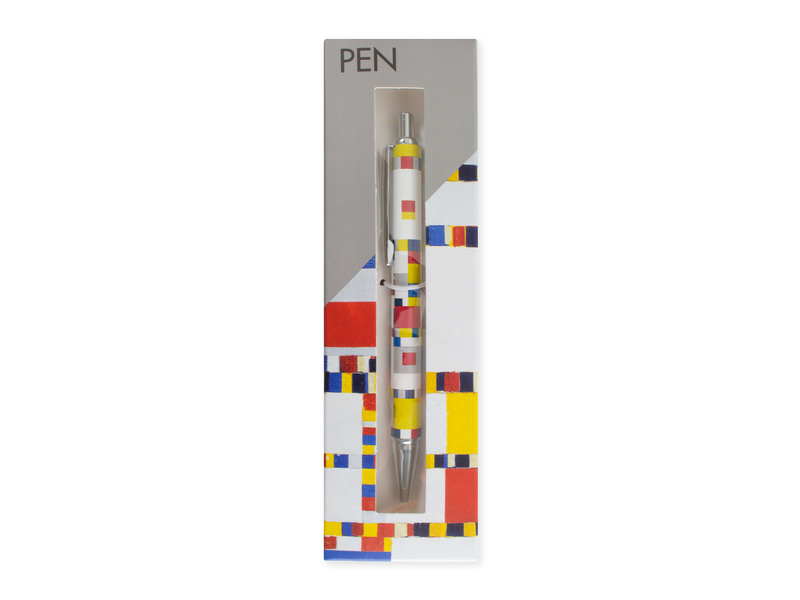 Balpen in doosje,  Piet Mondriaan, Victory Boogie Woogie