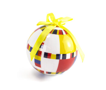 Weihnachtskugel, Mondriaan-Victory Boogie Woogie, unzerbrechlich