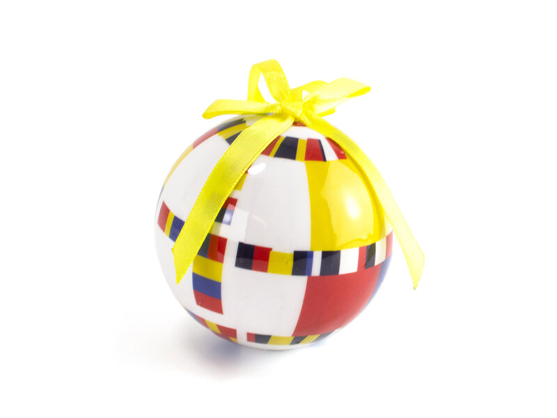 Weihnachtskugel, Mondrian-Victory Boogie Woogie, unzerbrechlich
