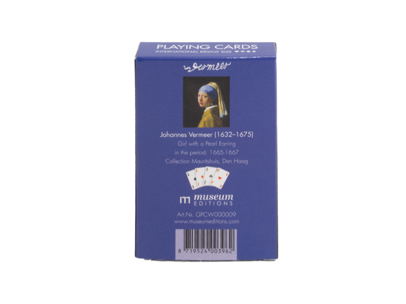 Spielkarten,Mädchen mit Perlenohrring, Vermeer