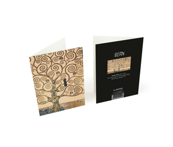 Double card with envelope, Gustav Klimt, Tree