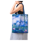 Gevoerde katoenen tas Luxe, Monet, Waterlelies