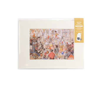 Passe-partout met reproductie, M,  Anton Pieck, Circus