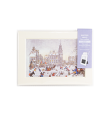 Passe-partout ,S ,18 x 13 cm , Anton Pieck, Amsterdams IJstafereel