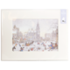 Matted print with reproduction, XL, Anton Pieck, Amsterdam Ice Scene