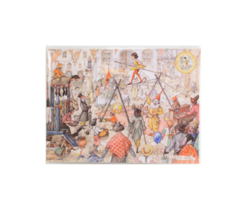 Mini  Poster A4, Anton Pieck, Circus