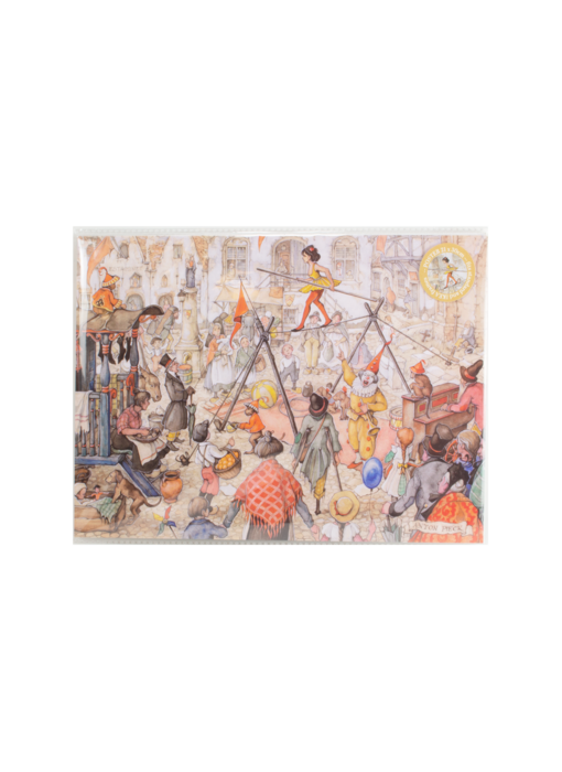 Affiche, Mini A4, Anton Pieck, Les Saltimbanques, Cirque