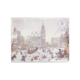 Poster, Mini A4, Anton Pieck, Eisszene Amsterdamkus