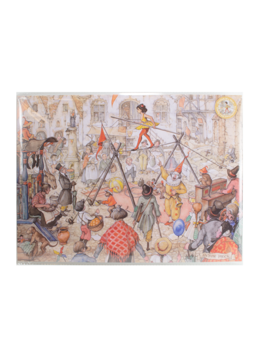 Mini  Poster A3, Anton Pieck, Zirkus