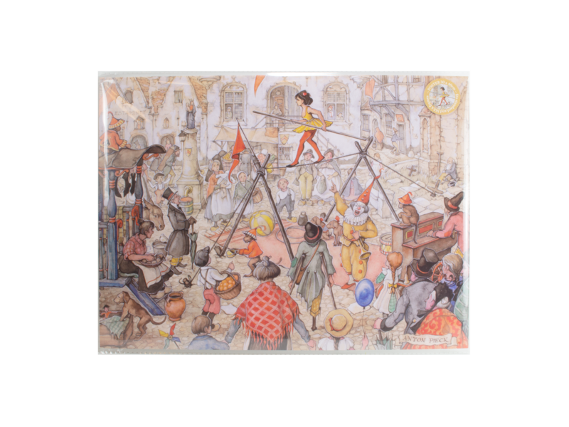 Reproduktion A3, Anton Pieck, Zirkus
