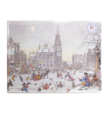 Reproduktion A3, Anton Pieck, Eisszene Amsterdam