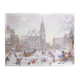 Mini  Poster A3, Anton Pieck, Eisszene Amsterdam