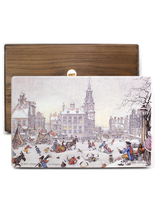 Masters-on-wood, Anton Pieck, Amsterdams IJstafereel