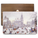 Maestros en madera,  Anton Pieck, escena de hielo de Ámsterdam