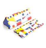 Faltbares Brillenetui mit Brillenputztuch, Mondrian, Boogie Woogie
