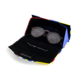 Faltbares Brillenetui mit Brillenputztuch, Mondrian, Boogie Woogie