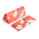 Foldable spectacle case , White and red cranes, Japanese birds