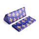 Etui à lunettes pliable avec chiffonnette ,  Fleur de Lys