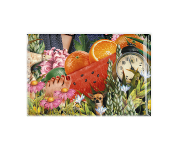 Imán de nevera,   Frida Kahlo, fruit