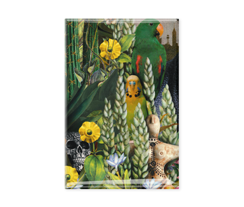 Fridge Magnet, Frida Kahlo, plants