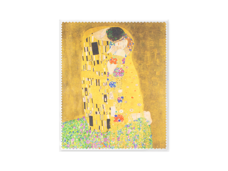 Lens cloth, 15x18 cm, Gustav Klimt, The kiss