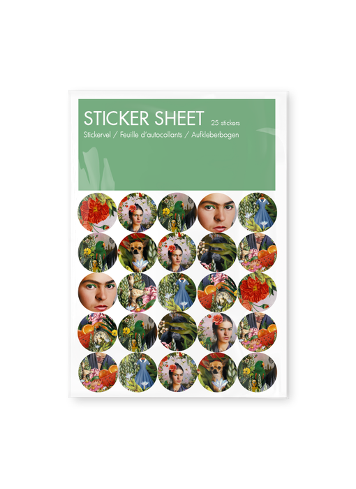Stickersheet,  Frida Kahlo