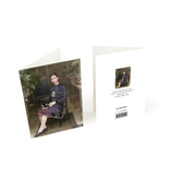 Doppelkarte mit Umschlag,  Photo Frida Kahlo in La Casa Azul Doppelkarte mit Umschlag,  Photo Frida Kahlo in La Casa Azul